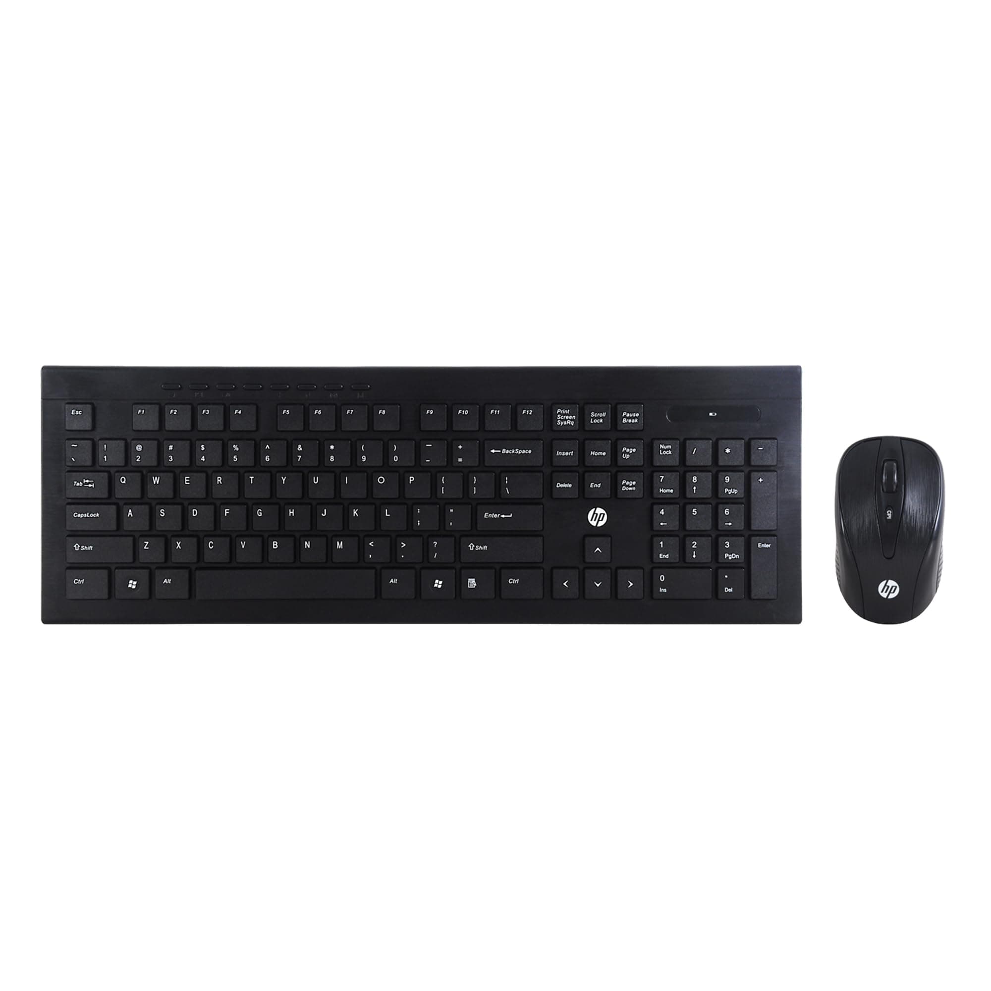 HP USB Wireless Spill Resistance Keyboard and Mouse Combo with 10m Working Range 2.4G Wireless Technology / 3 Years Warranty (4SC12PA), Black - Image 1