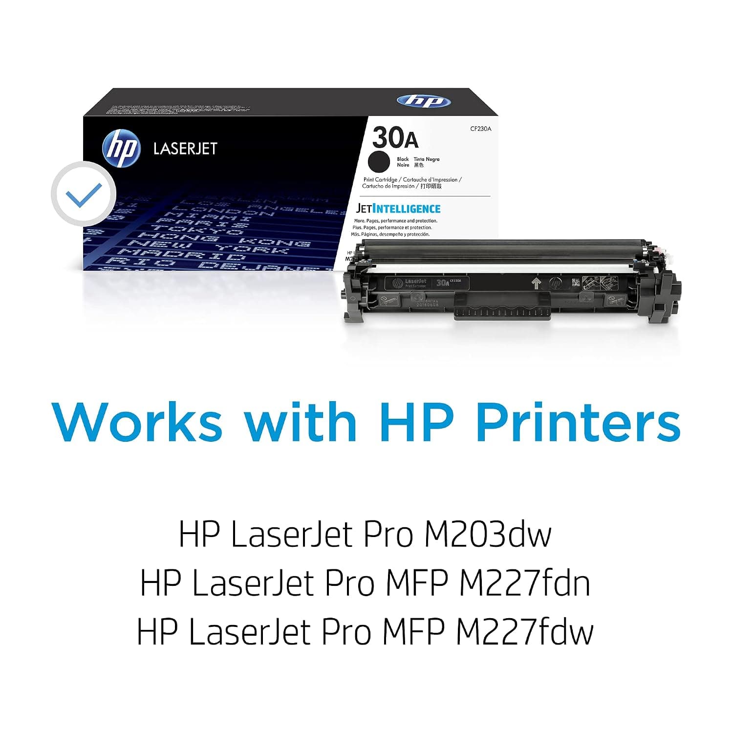 HP 30A Black Original LaserJet Toner Cartridge - Image 2