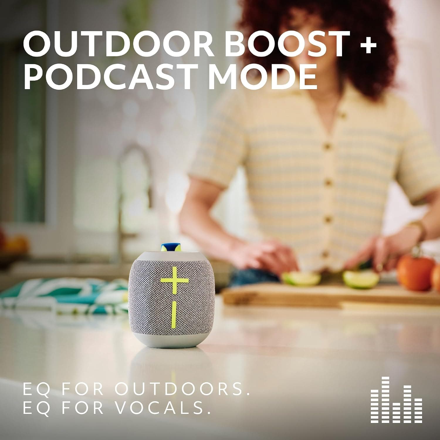 Ultimate Ears WONDERBOOM 4 Portable Waterproof Bluetooth Speaker with Big Bass and 360-Degree Sound, Dustproof Floating Speaker with 40 m (131ft) Range - Active Black Ultimate Ears WB 4- Black - Image 3