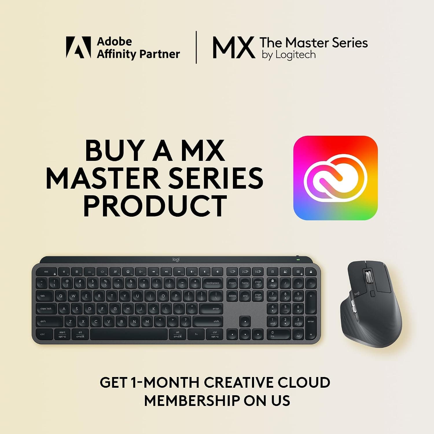 Logitech MX Vertical Wireless Mouse with Free Adobe Subscription, Ergonomic Design Reduces Muscle Strain, Move Content Between 3 Windows and Apple Computers, Rechargeable, - Image 3