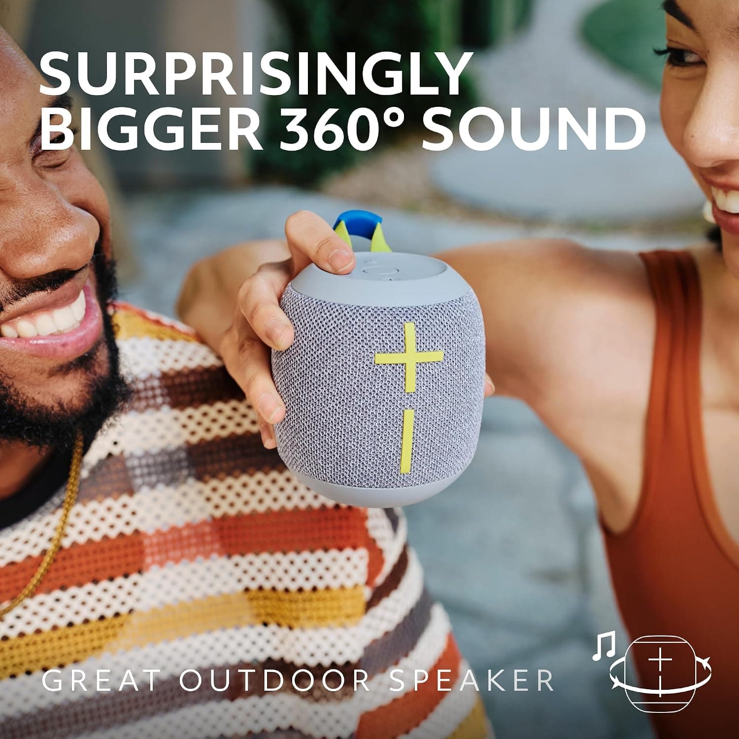 Ultimate Ears WONDERBOOM 4 Portable Waterproof Bluetooth Speaker with Big Bass and 360-Degree Sound, Dustproof Floating Speaker with 40 m (131ft) Range - Active Black Ultimate Ears WB 4- Black - Image 2