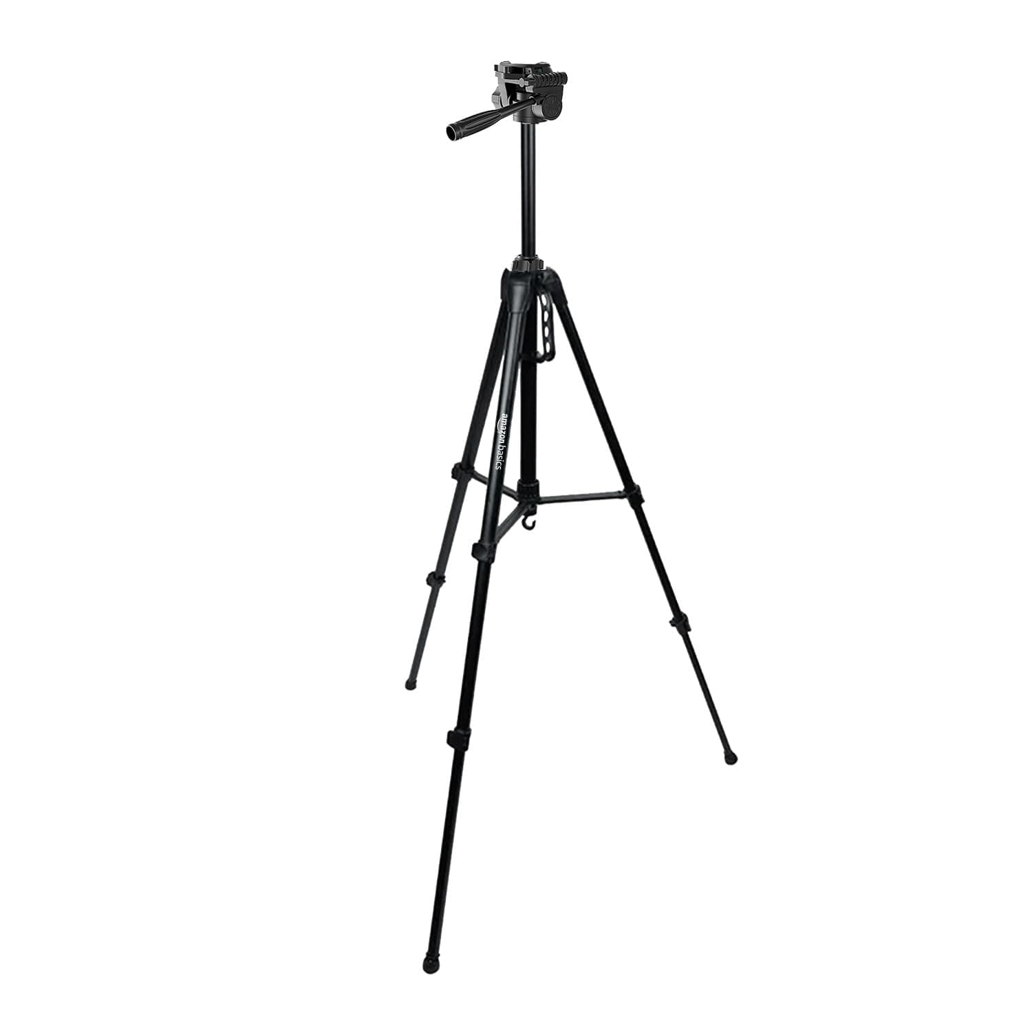 Amazon Basics 60 Inch Tripod for DSLR, Camera | Operating Height: 4.58 Ft. | Maximum Load Capacity up to 4.5kg | Portable Lightweight Aluminium Tripod with 360° Ball Head | Carry Bag Included (Black) - Image 4