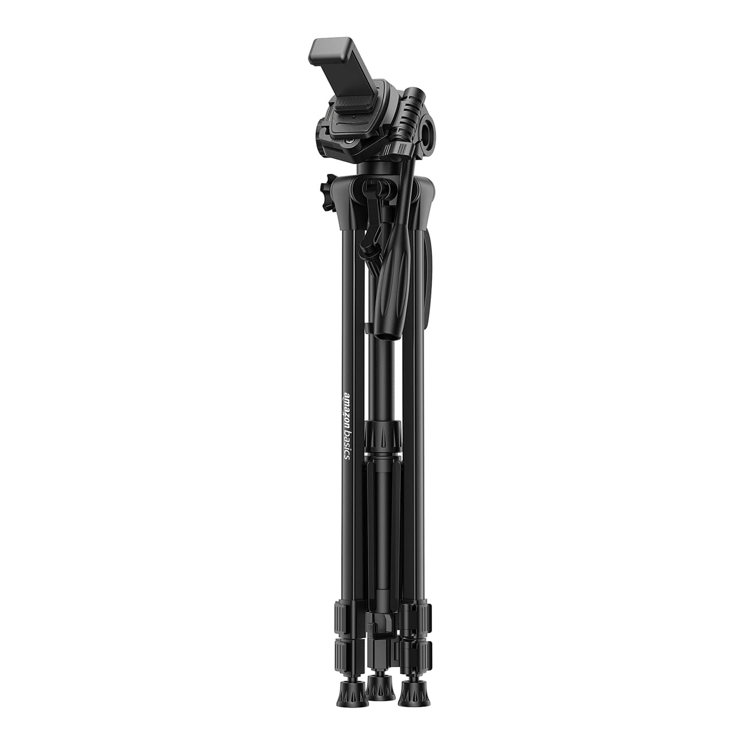 Amazon Basics 60 Inch Tripod for DSLR, Camera | Operating Height: 4.58 Ft. | Maximum Load Capacity up to 4.5kg | Portable Lightweight Aluminium Tripod with 360° Ball Head | Carry Bag Included (Black) - Image 9