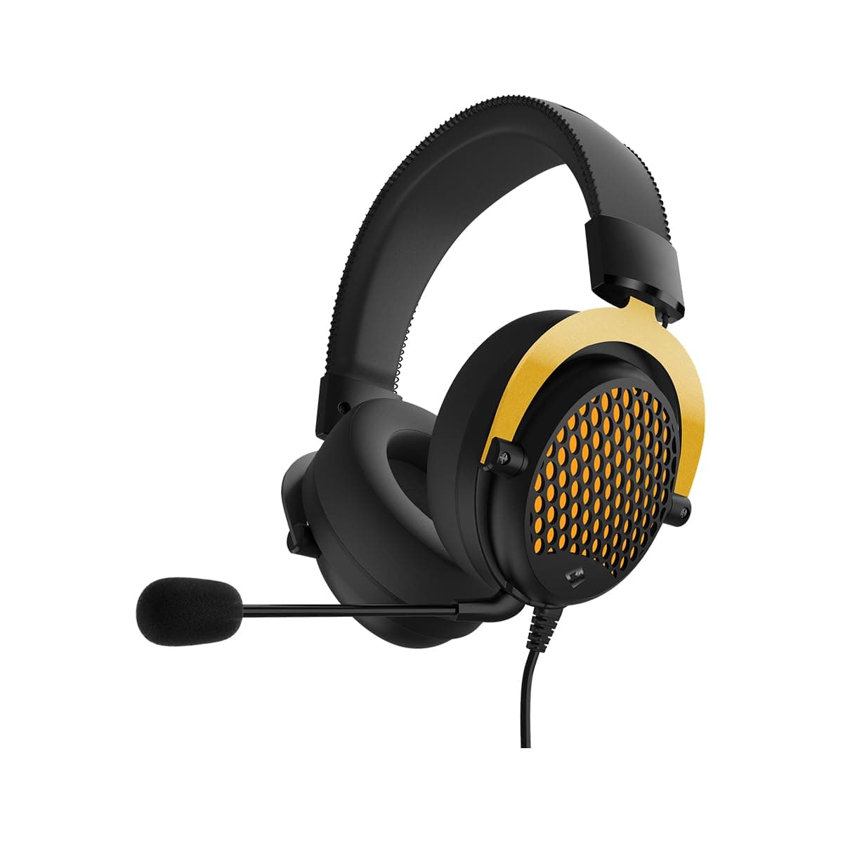 Cosmic Byte CryoCore Wired Gaming Headset for PC with 7.1.4 THX Spatial Audio, 50mm Hi-Fi Drivers, Detachable ENC Microphone, in-Line Volume Control (Black) - Image 1