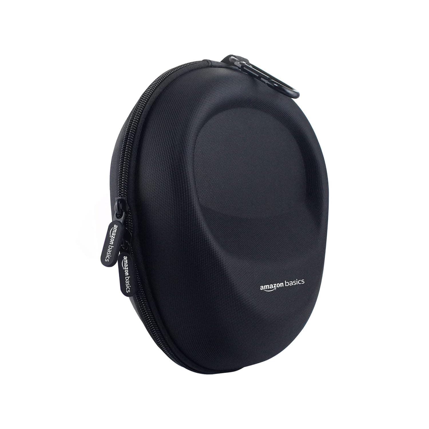 Amazon Basics Hard Shell EVA Headphone Carrying Case for Universal Oversized Over-Ear Headset, Shockproof, Water Repellent, Anti-Pressure Portable Protective Pouch/Storage Bag, Black - Image 1