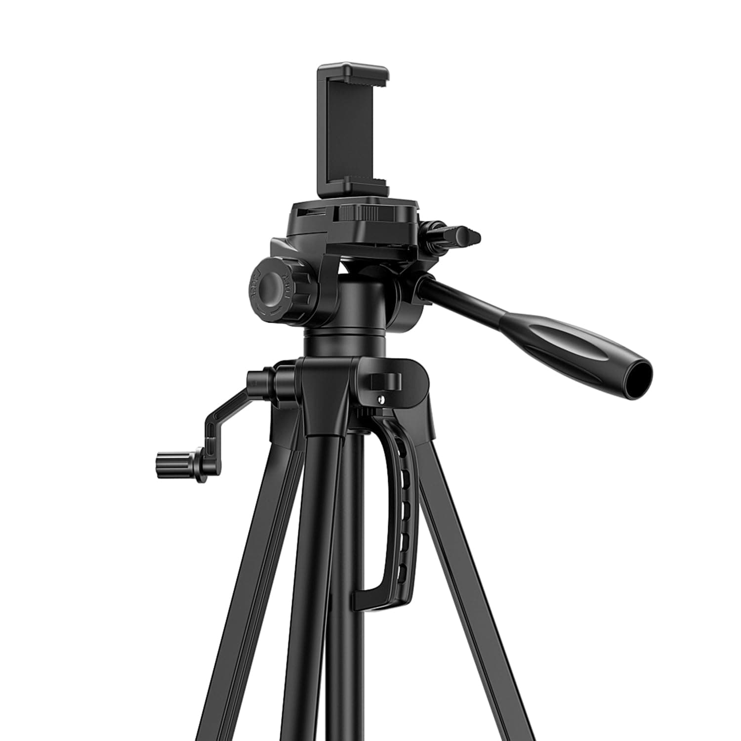 Amazon Basics 60 Inch Tripod for DSLR, Camera | Operating Height: 4.58 Ft. | Maximum Load Capacity up to 4.5kg | Portable Lightweight Aluminium Tripod with 360° Ball Head | Carry Bag Included (Black) - Image 8