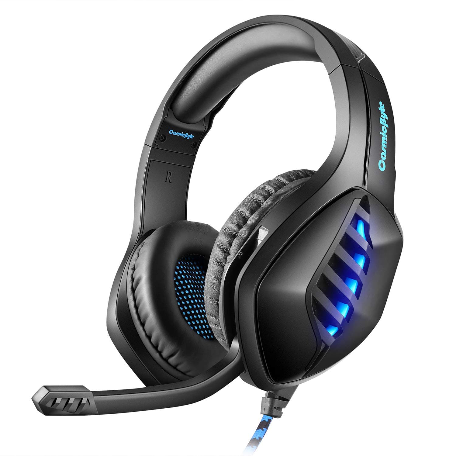 Cosmic Byte GS430 Gaming wired over ear Headphone, 7 Color RGB LED and Microphone - Image 1