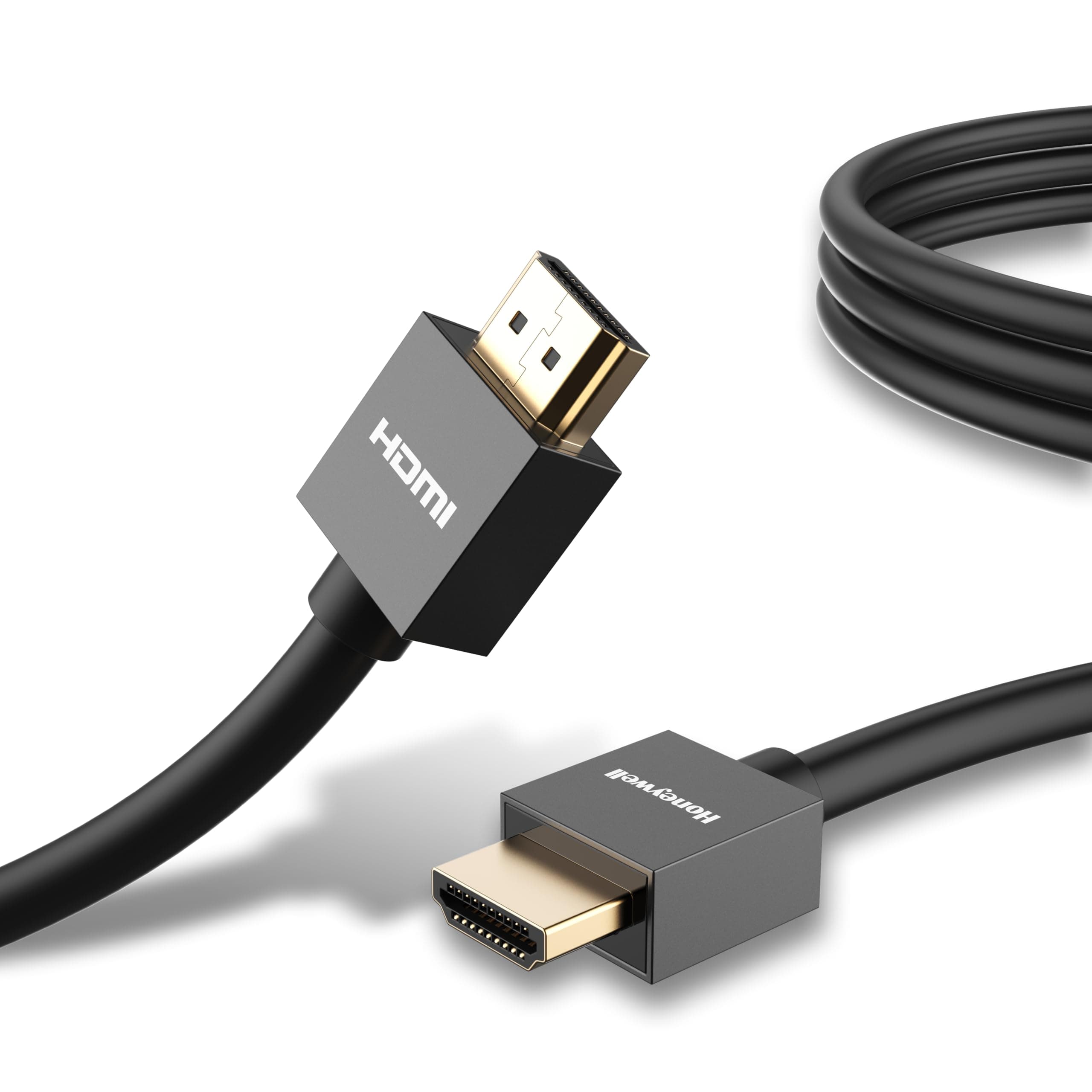 Honeywell HDMI Cable v2.0 with Ethernet, 3D/4K@60Hz Ultra HD Resolution, 2 Mtr, 18 GBPS Transmission Speed, High-Speed, Compatible with all HDMI Devices Laptop Desktop TV Set-top Box Gaming Console 2 Meter 2.0 HDMI to HDMI - Image 1
