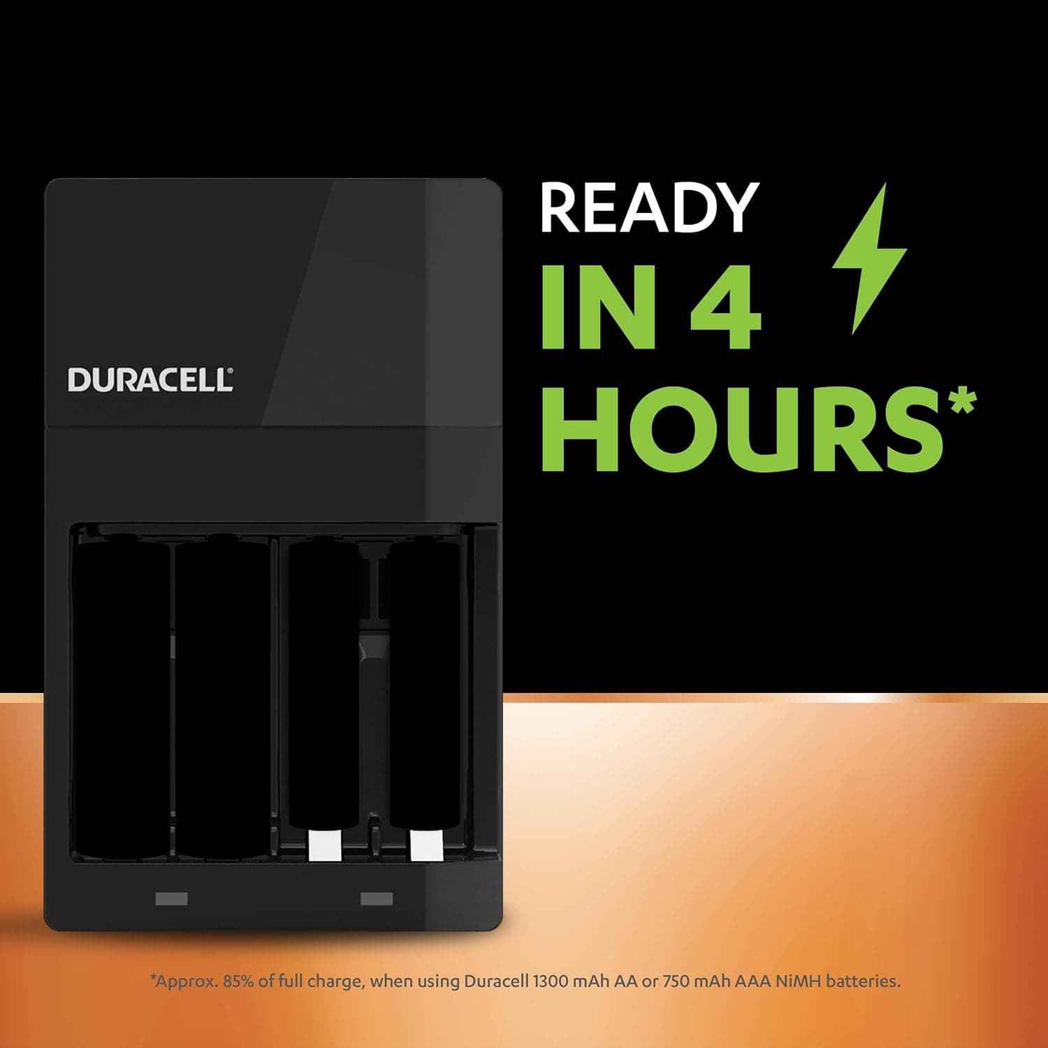 Duracell Hi- Speed Battery Charger CEF14, Everyday Devices, Flashlight, Clock, Radio + FREE 🎁 4x NON-Rechargeable AA or AAA SIZE Batteries ( mention in address while placing your orders ) - Image 4
