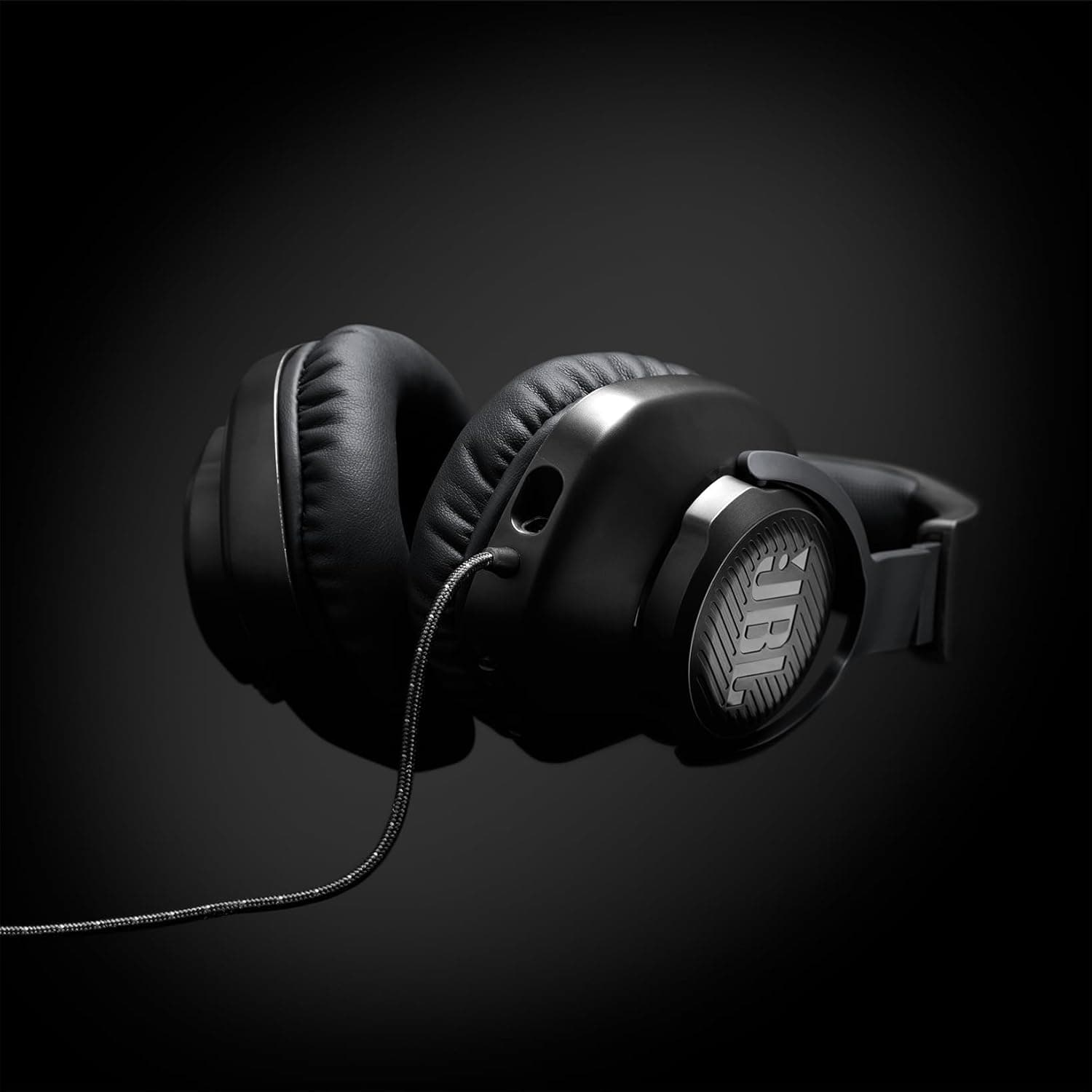 JBL Quantum 100 Wired Over Ear Gaming Headphones with Mic, 40mm Realistic Dynamic Drivers, Detachable Boom Mic, 1kHz Sensitivity, Memory Foam Cushioning, PC/Mobile/PS/Xbox/Nintendo/VR Compatible-Black - Image 2