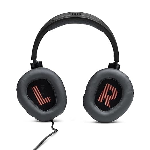 JBL Quantum 100 Wired Over Ear Gaming Headphones with Mic, 40mm Realistic Dynamic Drivers, Detachable Boom Mic, 1kHz Sensitivity, Memory Foam Cushioning, PC/Mobile/PS/Xbox/Nintendo/VR Compatible-Black - Image 5