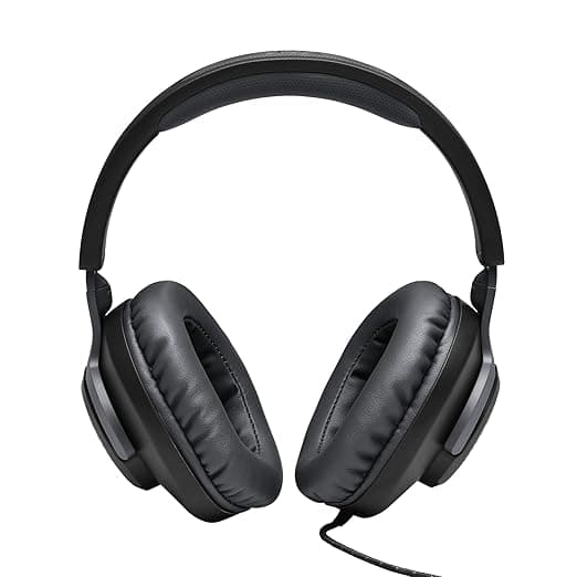 JBL Quantum 100 Wired Over Ear Gaming Headphones with Mic, 40mm Realistic Dynamic Drivers, Detachable Boom Mic, 1kHz Sensitivity, Memory Foam Cushioning, PC/Mobile/PS/Xbox/Nintendo/VR Compatible-Black - Image 6